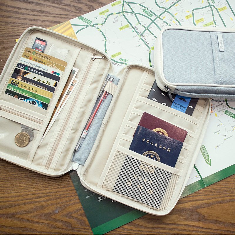 Multifunkčný Cestovný Pas Taška Na Voľný Čas Lístok Peňaženka Puzdro Na Peňaženku