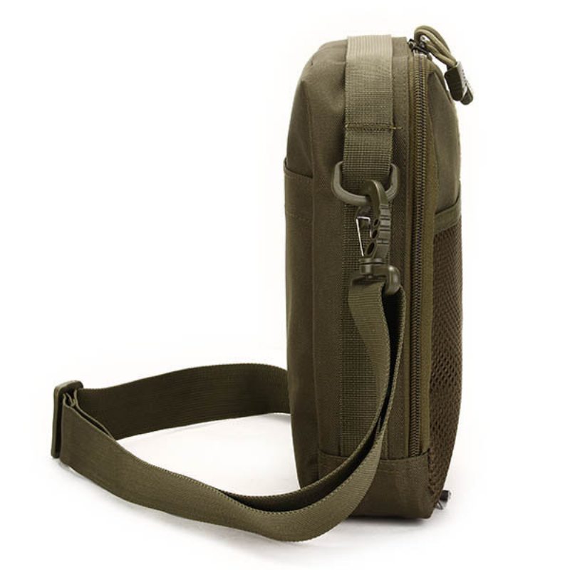 Muži Ženy Nylon Sport Outdoor Tactical Army Ipad Crossbody Taška Cez Rameno