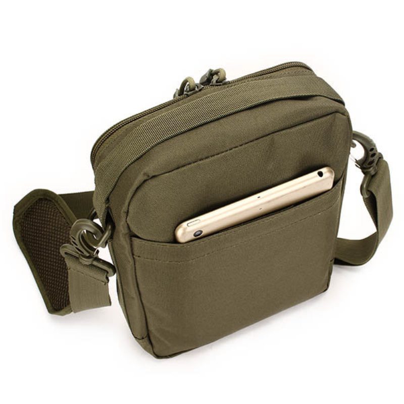 Muži Ženy Nylon Sport Outdoor Tactical Army Ipad Crossbody Taška Cez Rameno