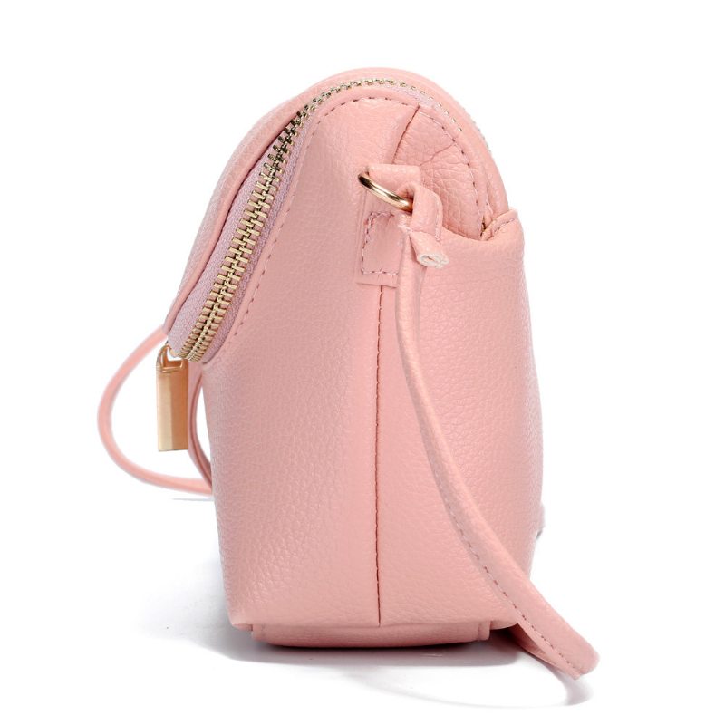 Neformálne 5.5-palcové Kabelky Na Telefóny Candy Color Pu Kožené Tašky Crossbody Cez Rameno Pre Ženy