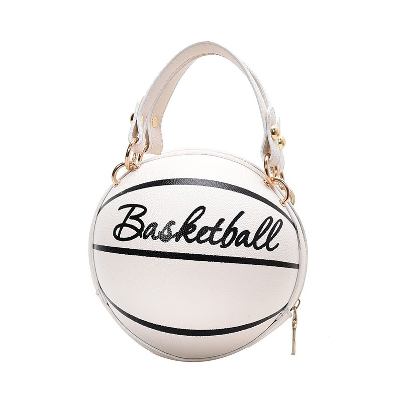 Nový Dizajn Basketbalový Tvar Kabelka Móda Ženy Retiazky List Taška Cez Rameno Dámske Mini Crossbody Kabelky Kruhová