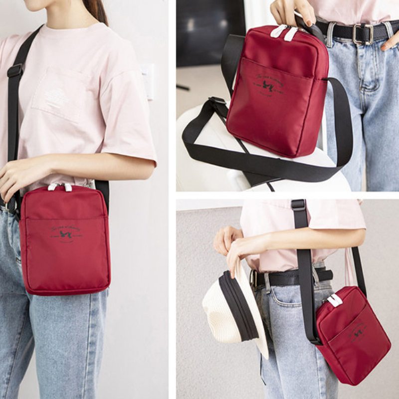 Nylonová Multifunkčná Cestovná Crossbody Taška Pevná Ľahká Cez Rameno Pre Ženy