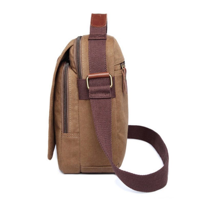 Pánska Plátená Kabelka Ipad Taška Outdoor Crossbody