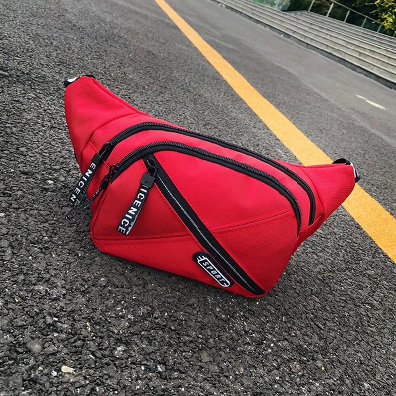 Pánske A Dámske Crossbody Kabelky Na Zips S Farebným Blokom