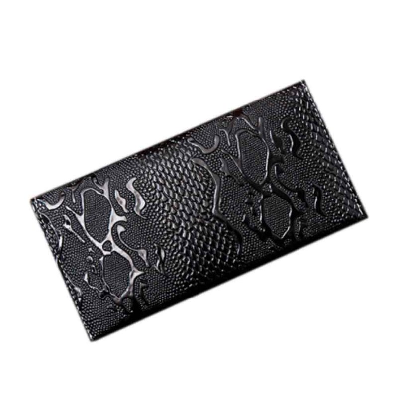 Peňaženka Z Hadej Kože Elegantná Minimalistická S Prackou Pre Dámy