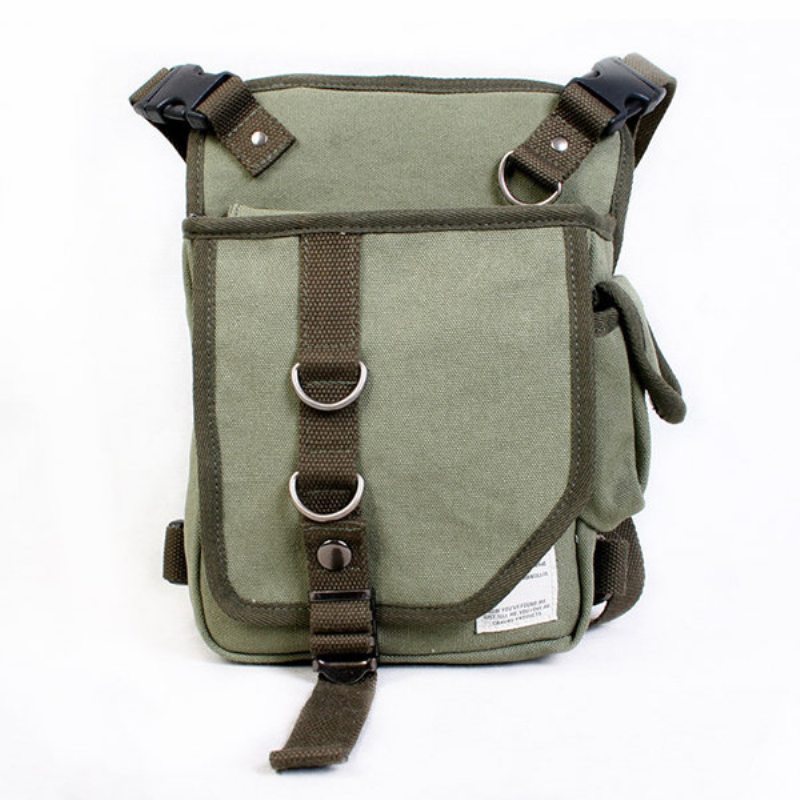 Plátená Taška Na Jazdeckú Nohu Outdoor Crossbody Multi Pocket Do Pása Pre Mužov