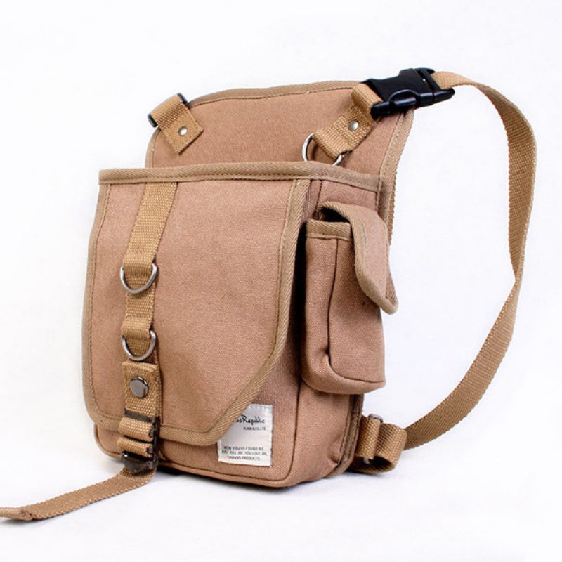 Plátená Taška Na Jazdeckú Nohu Outdoor Crossbody Multi Pocket Do Pása Pre Mužov