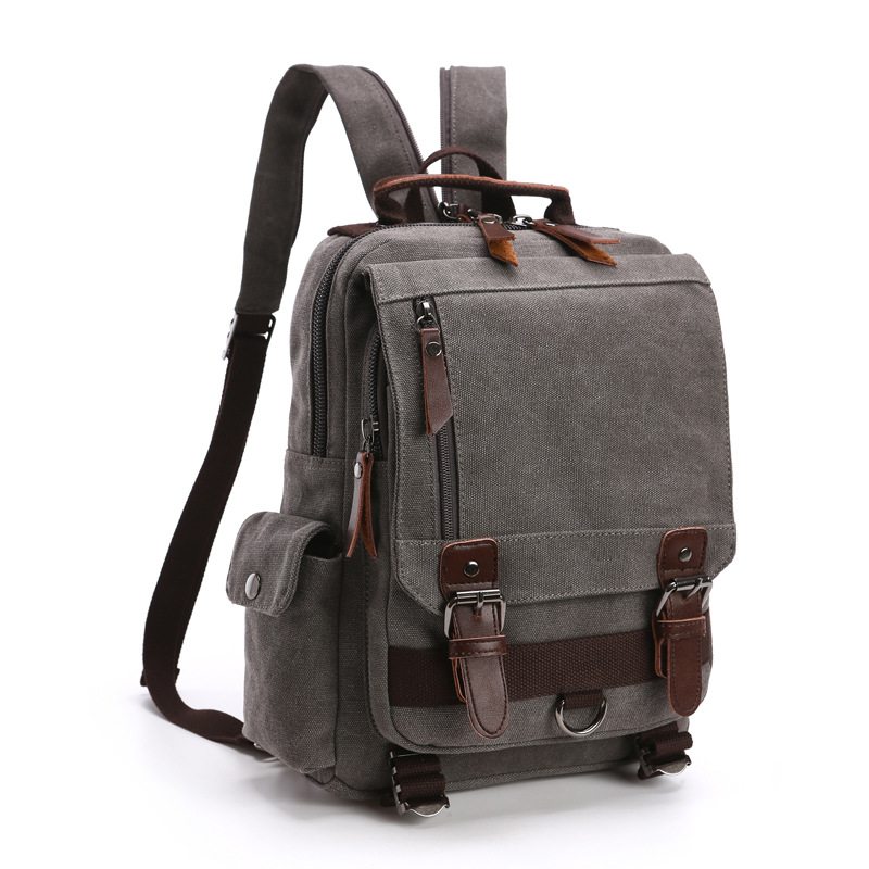 Plátna Outdoor Travel Messenger Taška Na Hruď Ol Unisex Batoh Na Jedno Rameno Pre Mužov