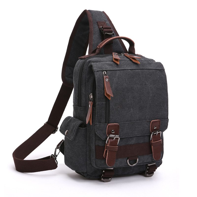 Plátna Outdoor Travel Messenger Taška Na Hruď Ol Unisex Batoh Na Jedno Rameno Pre Mužov