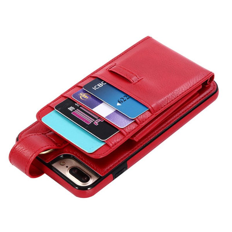 Puzdro Na Telefón S Viacerými Otvormi Pre Iphone/samsung Držiak Na Karty Peňaženka Na Mince