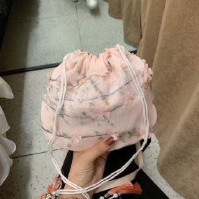 Taška Female New Sen Small Bag Plátená Messenger Čínsky Štýl Fairy Peňaženka Hanfu Ancient Style Cez Rameno