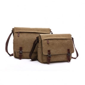 Taška Na Rameno Messenger Wild Canvas Bag Praktická Obchodná Na Počítač Street V Kórejskom Módnom Štýle