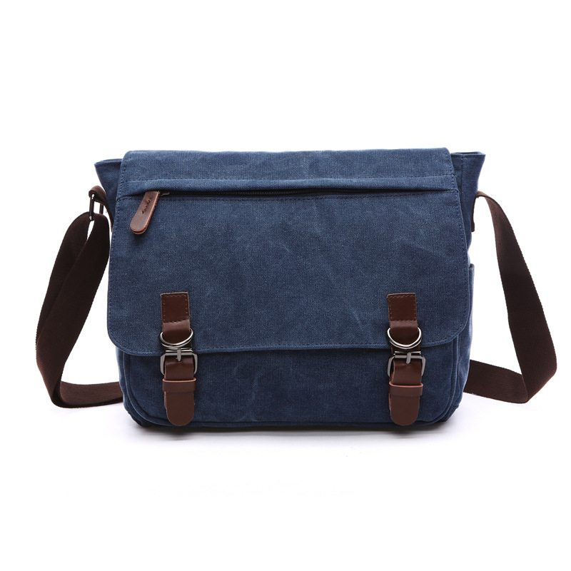 Taška Na Rameno Messenger Wild Canvas Bag Praktická Obchodná Na Počítač Street V Kórejskom Módnom Štýle