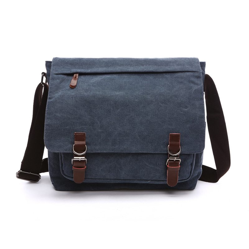 Taška Na Rameno Messenger Wild Canvas Bag Praktická Obchodná Na Počítač Street V Kórejskom Módnom Štýle