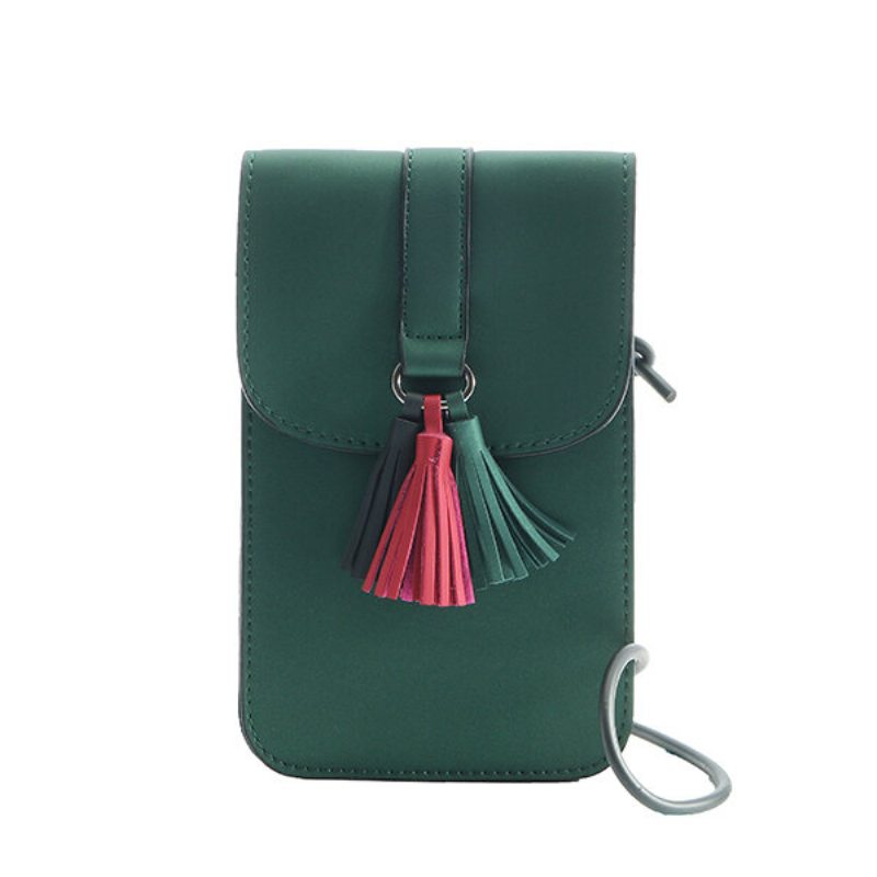 Tassel Štýlová 5.5-palcová Taška Na Telefón Kabelka Cez Rameno Crossbody