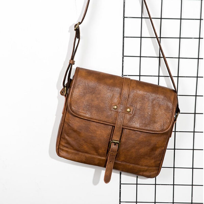 Vintage Casual Taška Messenger Cez Rameno Crossbody Pre Mužov