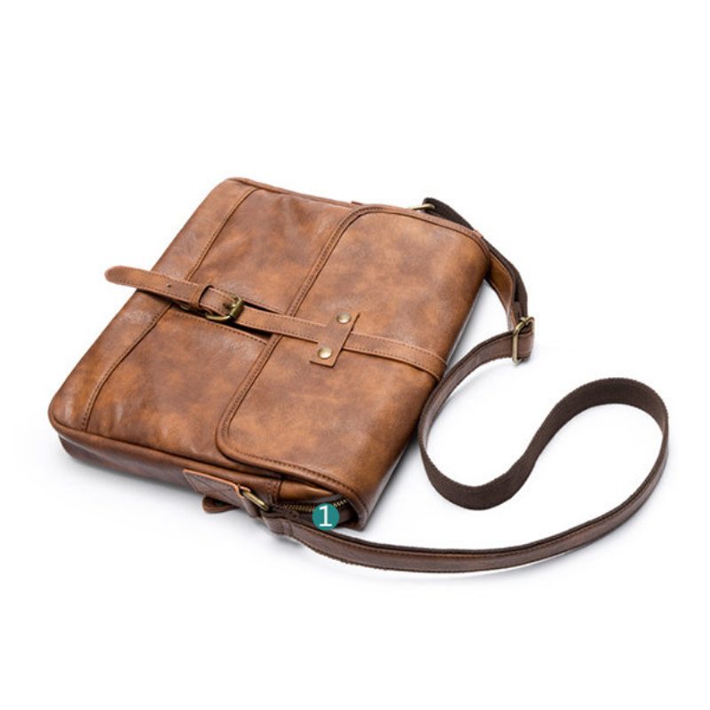 Vintage Casual Taška Messenger Cez Rameno Crossbody Pre Mužov