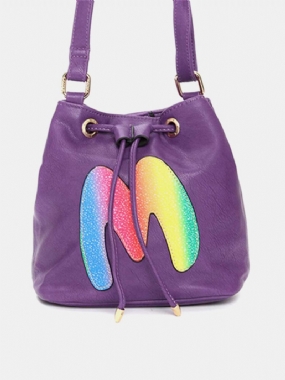 Ženy Candy Color Bucket Neformálne Crossbody Taška Nákupné Tašky Cez Rameno Pre Voľný Čas