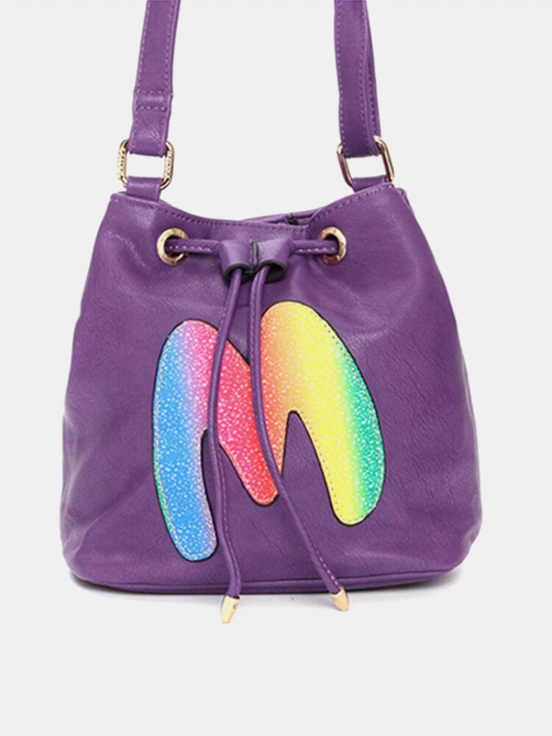 Ženy Candy Color Bucket Neformálne Crossbody Taška Nákupné Tašky Cez Rameno Pre Voľný Čas