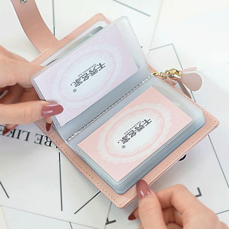 Ženy Candy Color Strapce Malé Peňaženky Card Holder Na Mince Vrecká