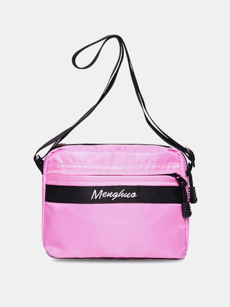 Ženy Nylon Light Candy Color Malá Crossbody Taška Tašky Cez Rameno Na Telefóny