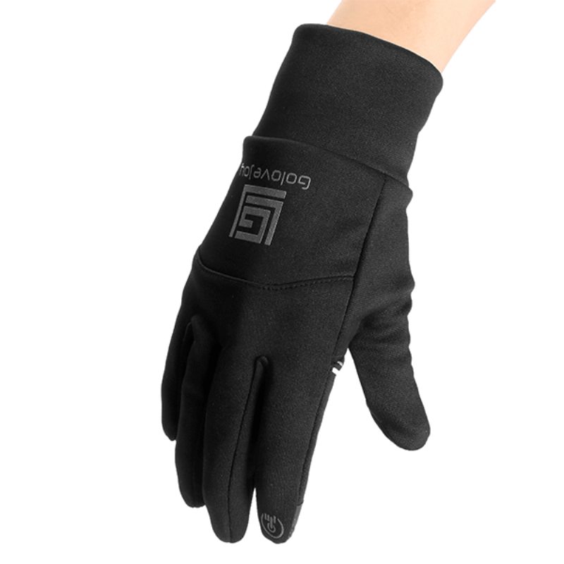 Muži Ženy Teplé Vodeodolné Vetruodolné Dotykové Lyžiarske Cyklistické Rukavice Full Finger Outdoor Fleece