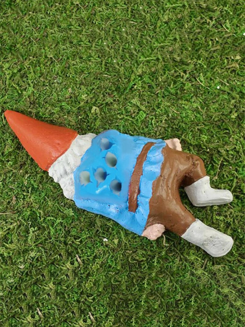 1 Pc Halloween Creative Zombie Gnome Trpasličí Spoof Záhradné Sochy Vonkajšie Záhradníctvo Zábavné Domy Remeslá