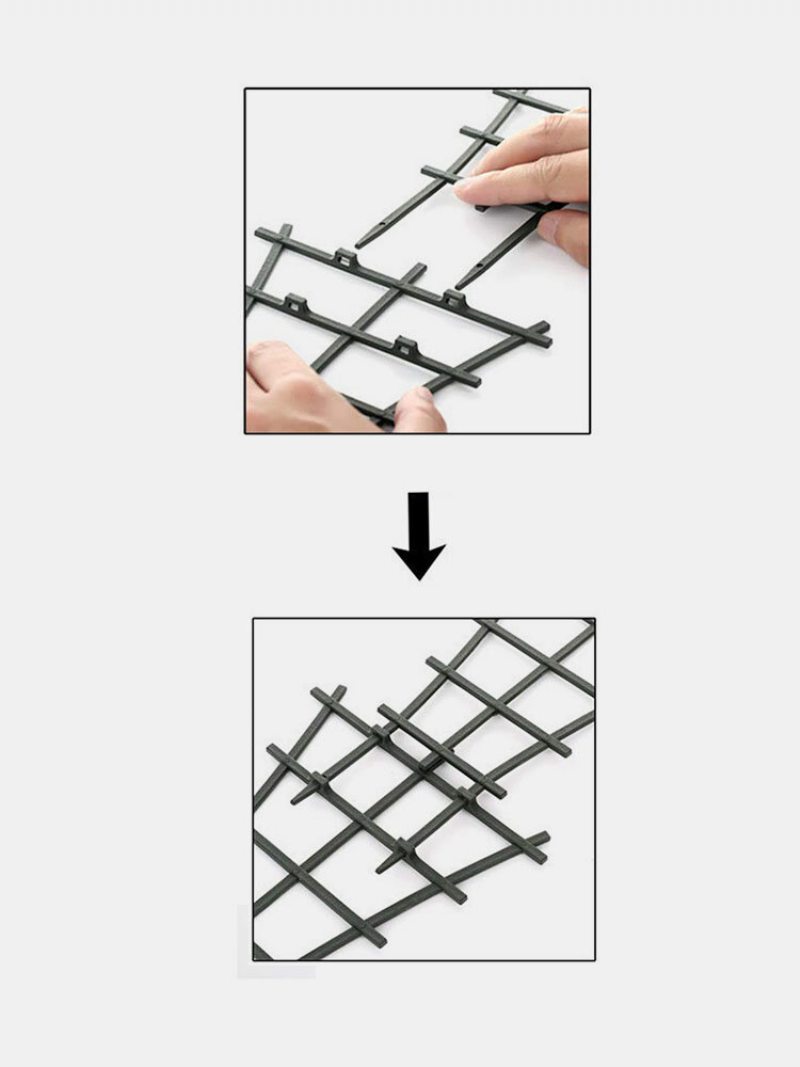 2/4/6/8ks Plastová Prekrývacia Podpora Záhradných Rastlín Diy Stúpacie Krúžky Kvetina Vinič Stúpanie Stojan Balkónové Rastliny Kvetinové Mriežky