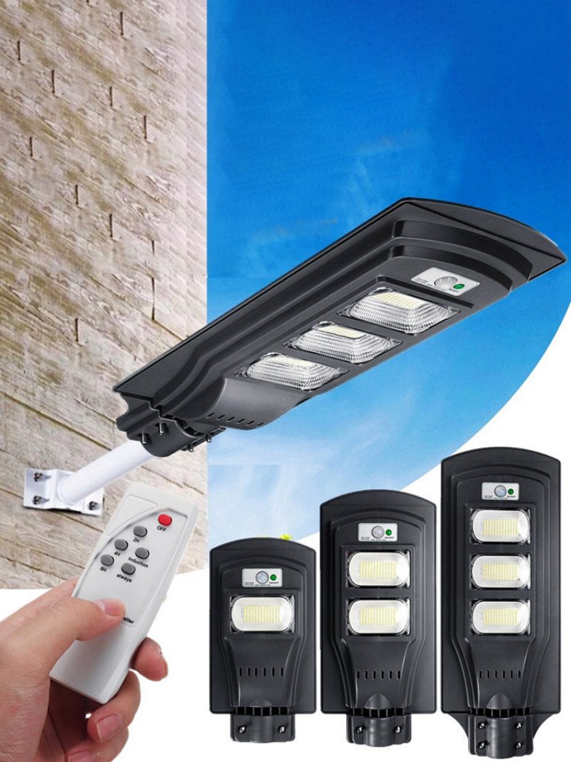 Augienb 120w / 240w / 360w Solárna Led Nástenná Lampa Radarové Pouličné Svetlo Super Jasné Pir Pohybové Senzorové Bezpečnostné Svietidlo Pre Vonkajšiu Záhradu