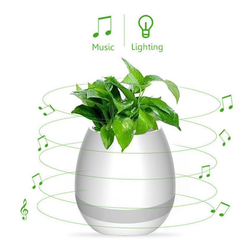 Honana Fgp1 Usb Bluetooth Hudobný Kvetináč Elektrostatická Indukcia Nočné Svetlo