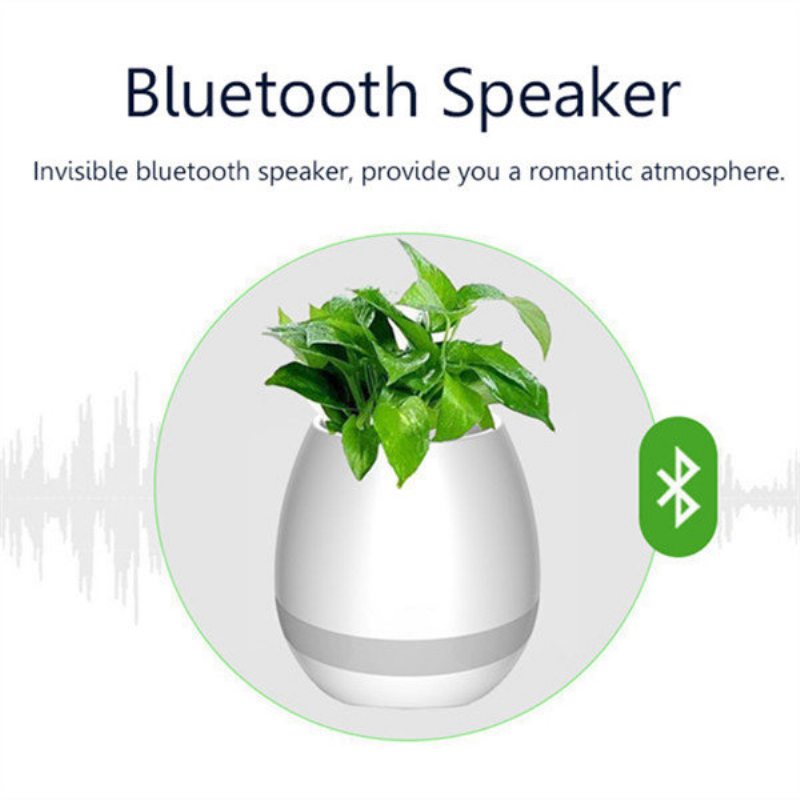 Honana Fgp1 Usb Bluetooth Hudobný Kvetináč Elektrostatická Indukcia Nočné Svetlo