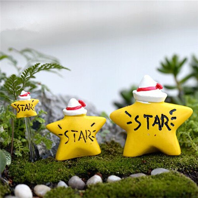 Micro Yellow Star Krajina Živica Črepníková Rastlina Microlandschaft Záhrada Diy Ornamenty