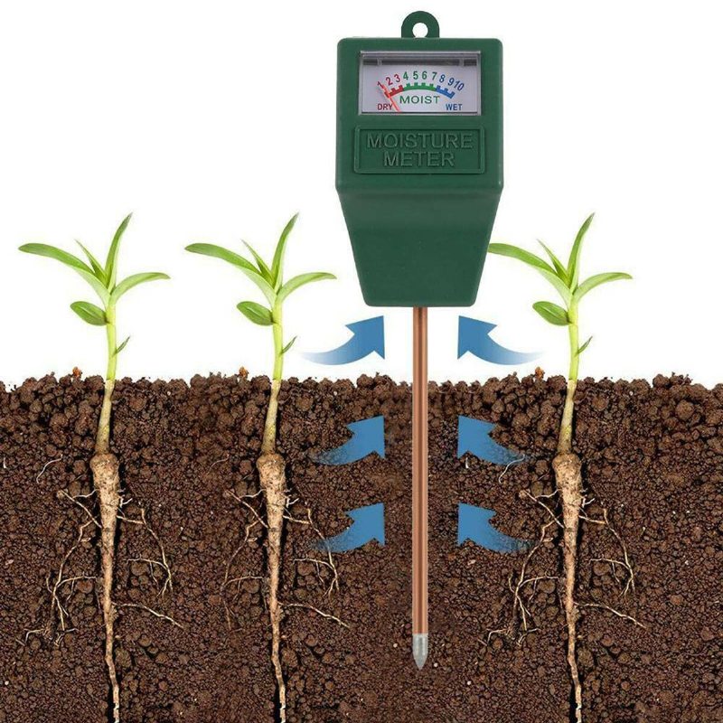 Soil Tester Detektor Svetla Acidity Ph Meter Teplomer Pôdnej Vlhkosti