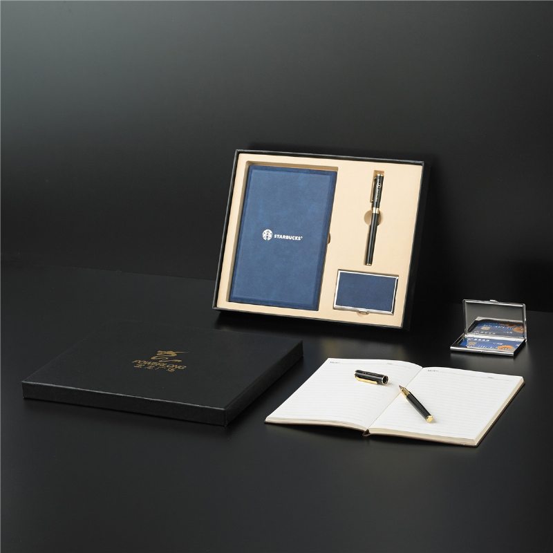 Business Suit Poznámkový Blok Prispôsobený Imitácia Mikrovlákna Kožený Notebook