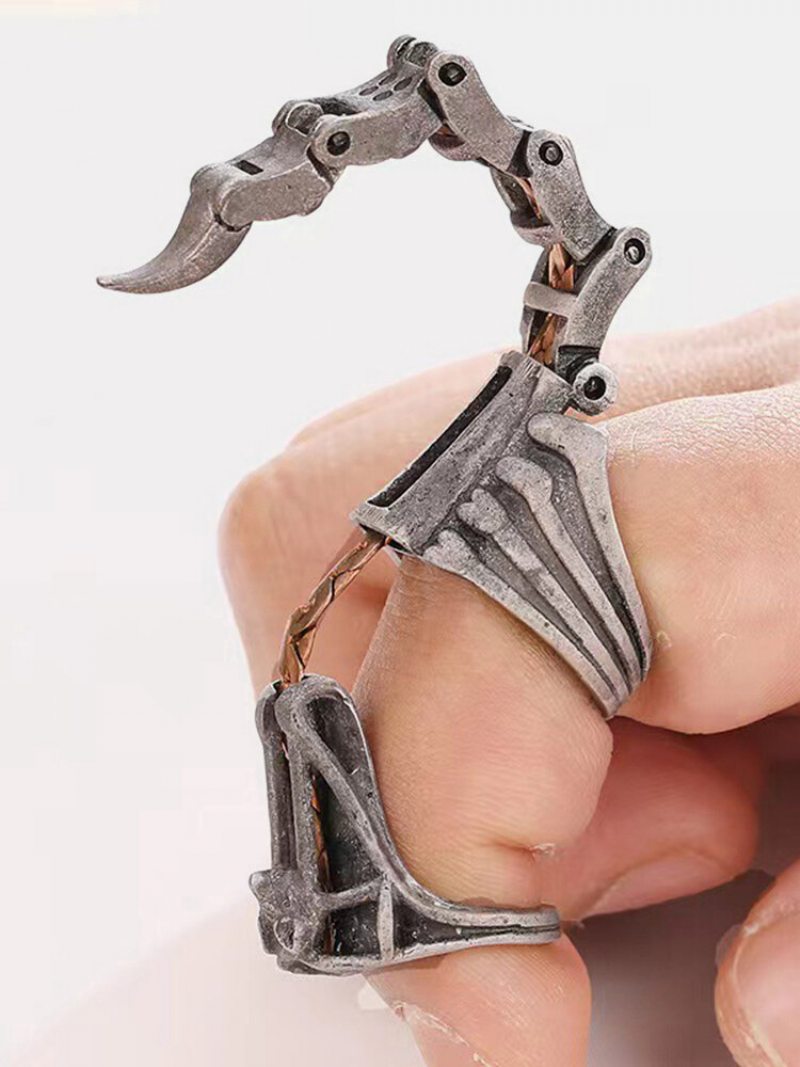 1ks Alloy Retro Creative Scorpion Otvárací Nastaviteľný Domineering Punk Ring