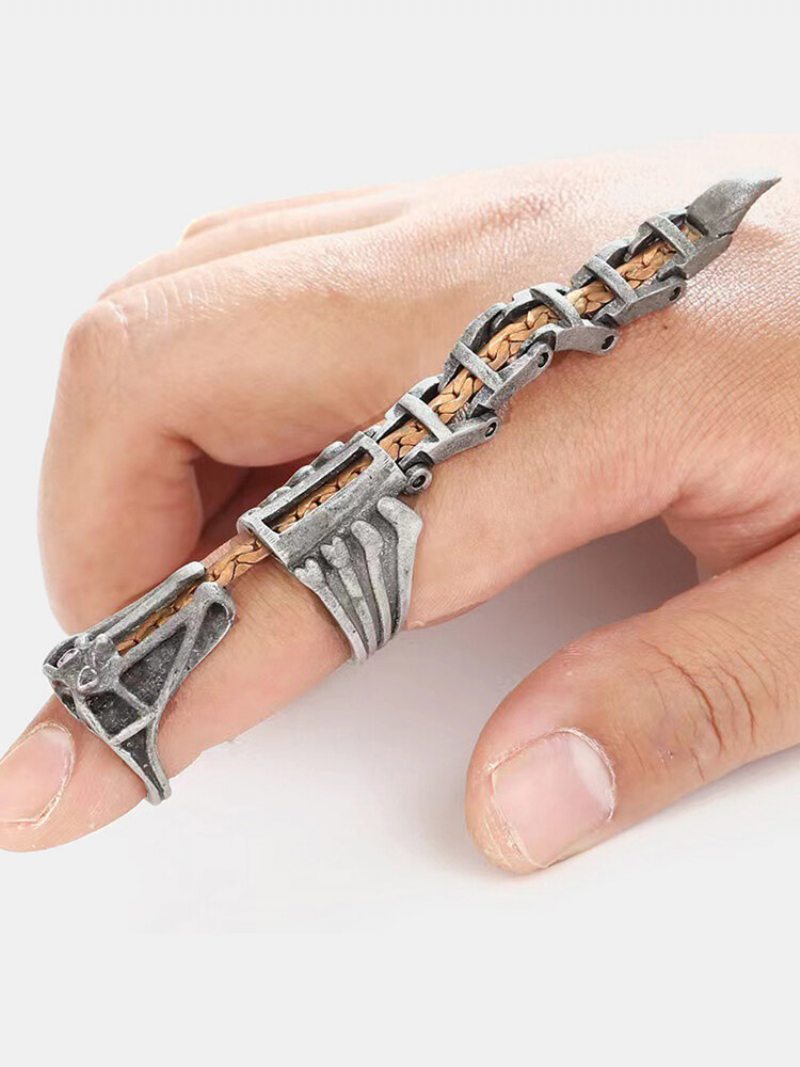 1ks Alloy Retro Creative Scorpion Otvárací Nastaviteľný Domineering Punk Ring