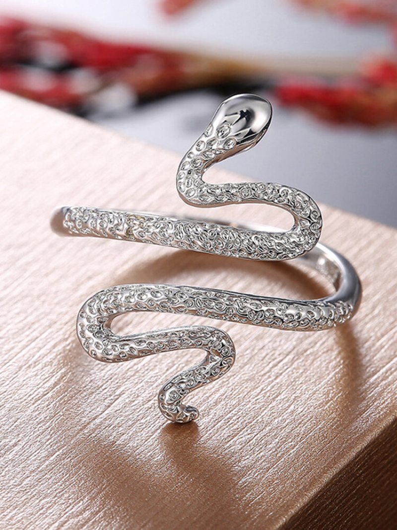 Vintage Animal Women Ring Punk Snake Šperky Darček