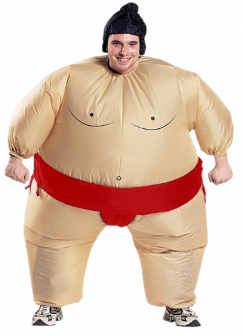 2 Farby Dospelý Nafukovací Kostým Sumo Cosplay Halloween Pre Mužov Ženy Módny Výkon Dropshipping