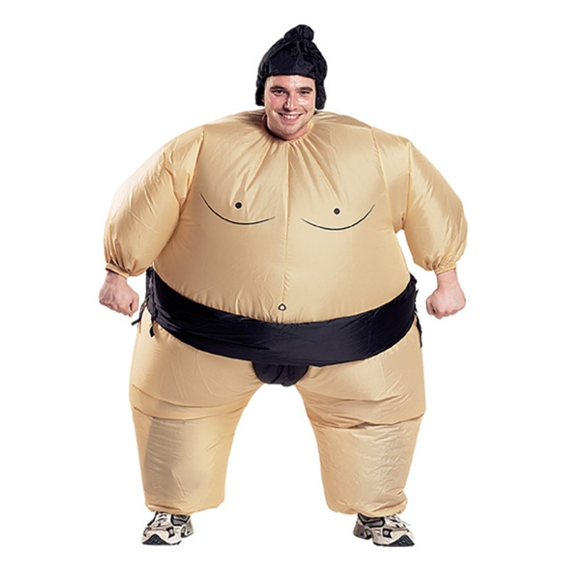 2 Farby Dospelý Nafukovací Kostým Sumo Cosplay Halloween Pre Mužov Ženy Módny Výkon Dropshipping