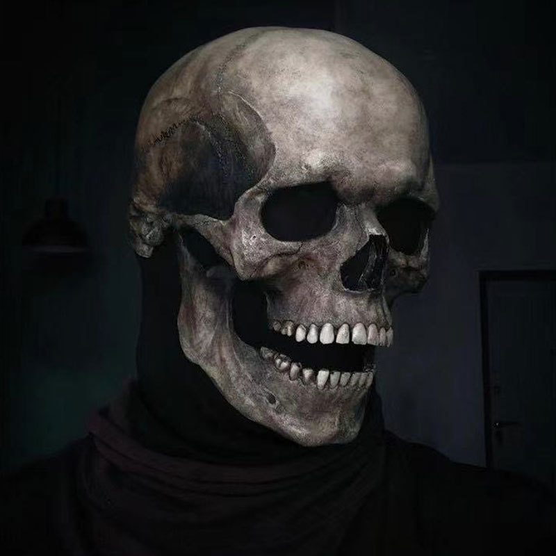 2023 Halloween Full Head Skull Mask Osobnosť Sviatočná Hororová Dekoračná Maska