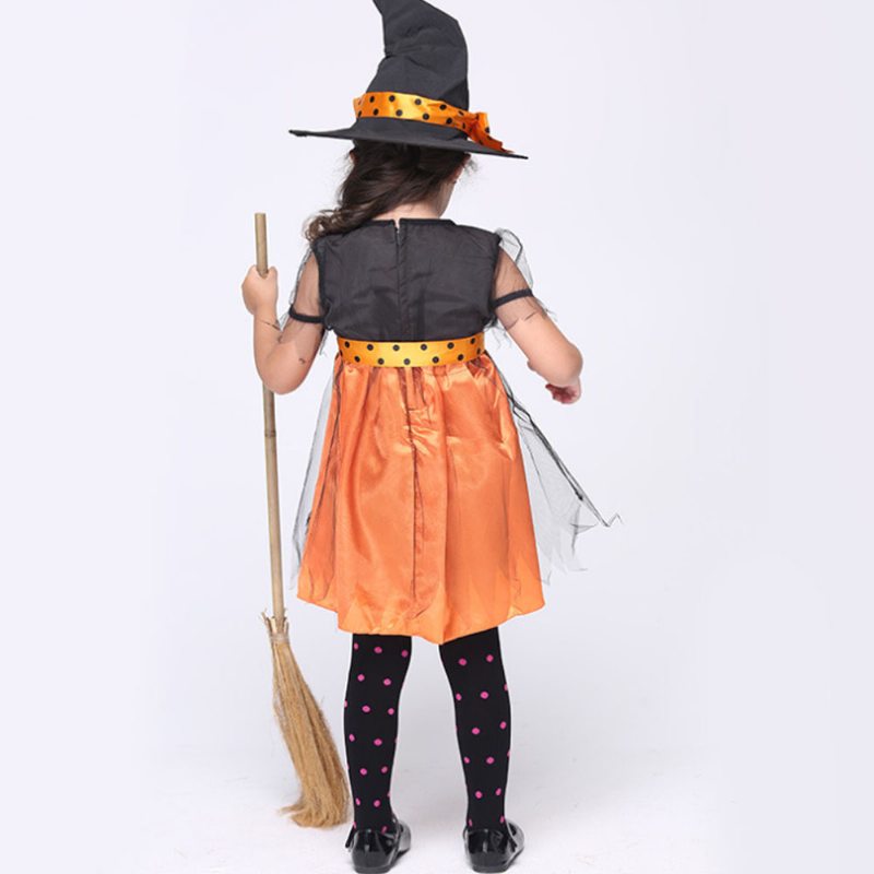 3 Ks Dievčenské Cosplay Šaty Na Vystúpenie Čarodejnice Na Halloween Mäkké Priedušné Kostýmy Animované Tanečné