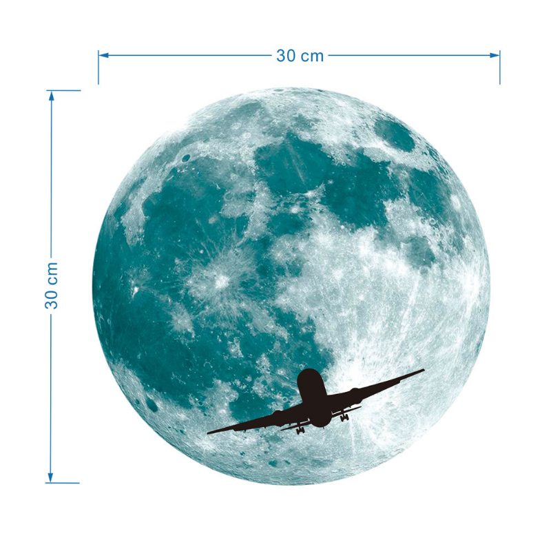 30 cm Svietiaci Mesiac Halloween Hrad Netopierov Čarodejnica Mesiaca Upírov