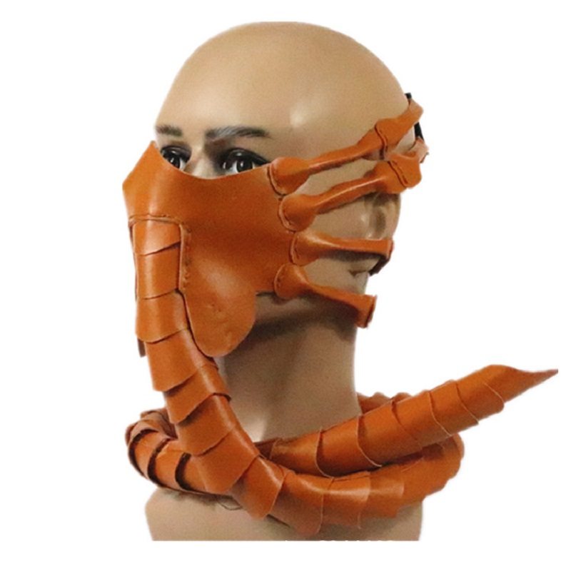 Alien Scorpion Facehugger Maska Face Hugger Halloween Kostým Strašidelná Rekvizita Latex