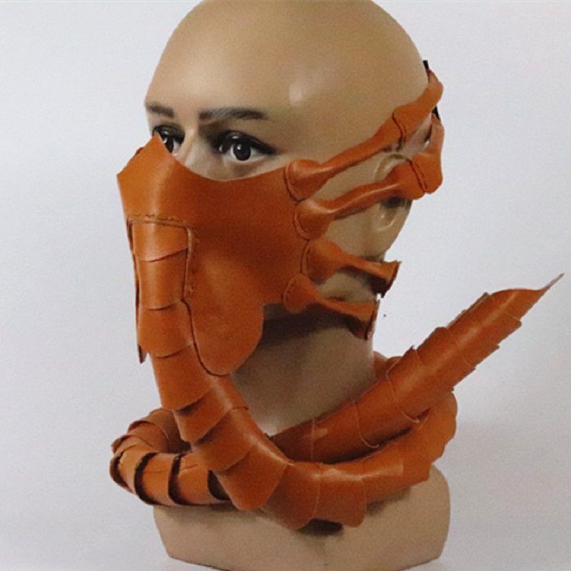 Alien Scorpion Facehugger Maska Face Hugger Halloween Kostým Strašidelná Rekvizita Latex