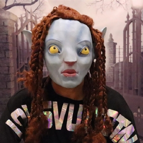 Avatar Deluxe Overhead Dospelý Jake Sully Latexová Maska Halloween Kostýmový Film Úloha Cosplay Rekvizity