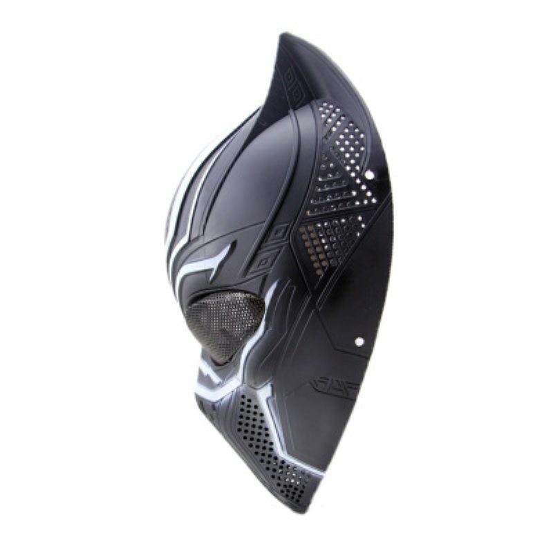 Black Panther Skull Mask Cs Field Ochranná Halloweenska Cosplay Loptová Maska