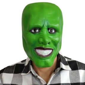 Film Maska Jim Carrey Latexové Masky Pre Cosplay Party Green