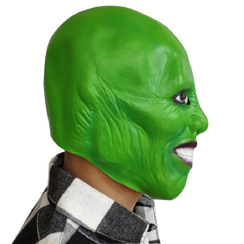 Film Maska Jim Carrey Latexové Masky Pre Cosplay Party Green