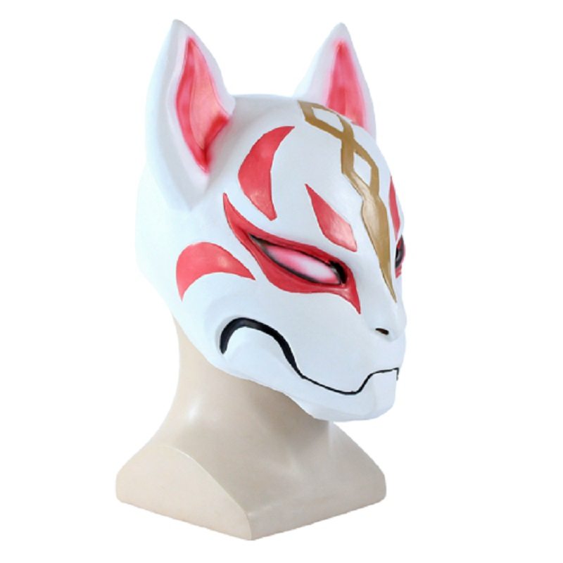 Fox Drift Mask Fortnite Helmet Face Fox Halloween Kostýmové Doplnky