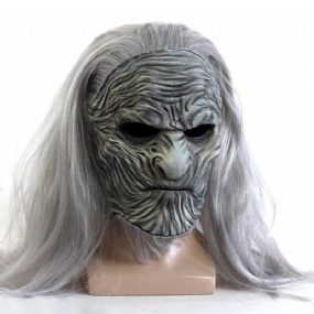 Game Of Thrones 8 The White Walkers Cosplay Maska Scary Night King Zombie Latexové Masky Kostýmové Kostýmy Na Halloweensku Párty